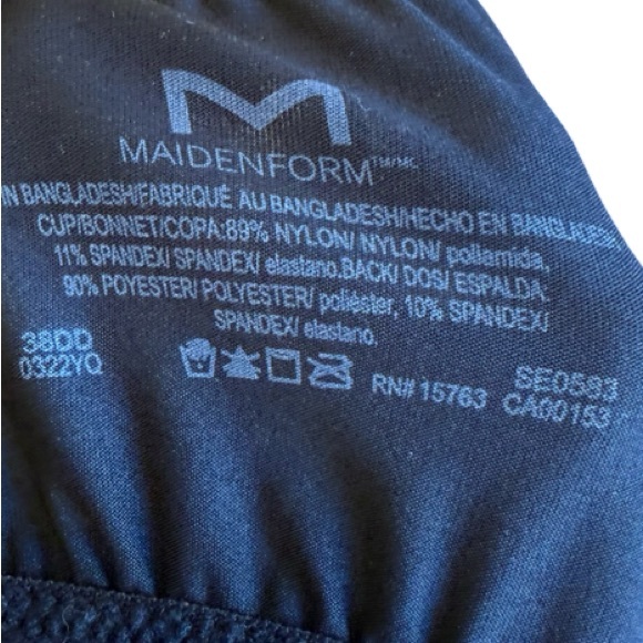 Maidenform Deep Blue Wireless Bra - Picture 3 of 7